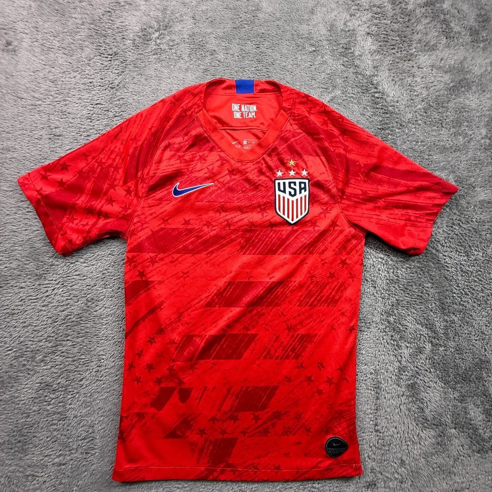 Nike US Women's Soccer Team Jersey 2019 Red XS CQ4241-688 3 Stars Football